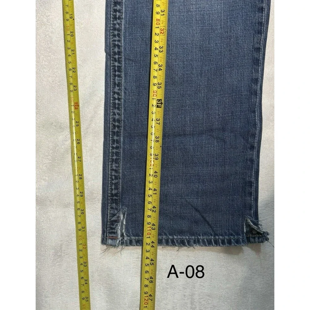 True Religion Rickie Straight Jeans Men’s Size 42 Medium Wash w/ Flap Pockets